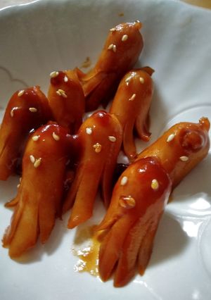 ご飯が進む照り照りタコウィンナー-レシピのメイン写真