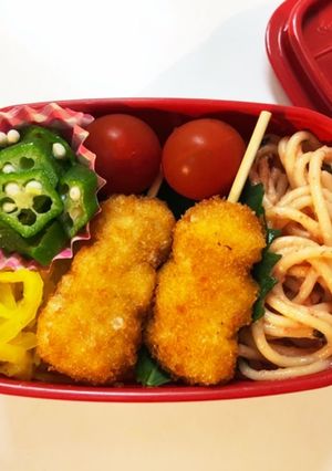 のっけ弁当(冷凍庫整理のお弁当)-レシピのメイン写真