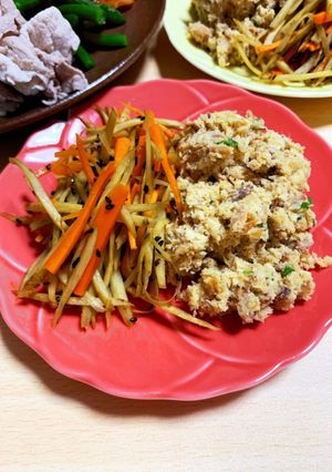 きんぴらごぼう☆めんつゆのみで味付け-レシピのメイン写真