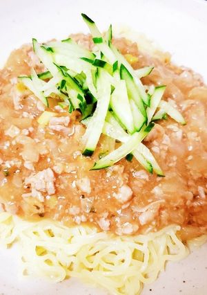 お家で簡単給食のジャージャー麺-レシピのメイン写真