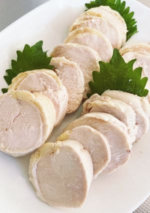 材料ひとつ！1番簡単なしっとり鶏ハム-レシピのメイン写真