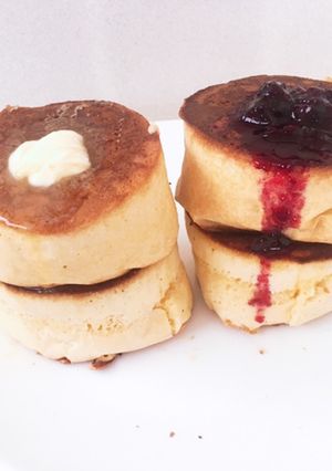 HMで作るスフレパンケーキ-レシピのメイン写真