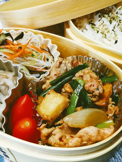 厚揚げの豆板醬ピリ辛炒めメインのお弁当-レシピのメイン写真