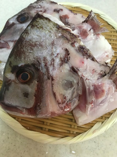 てまひま★鯛のお頭の下処理-レシピのメイン写真