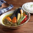 ラム肉とたっぷり夏野菜のスープカレー