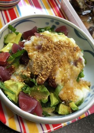 マグロアボカド丼-レシピのメイン写真
