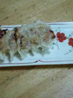 ☆ぱりぱりジュウシ~餃子(すき焼き味)-レシピのメイン写真