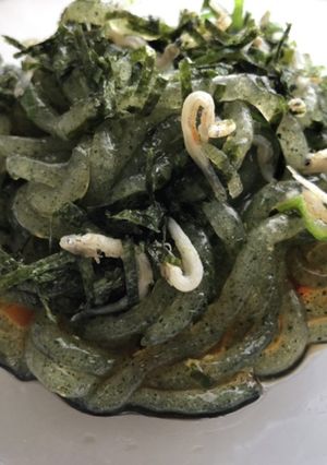 蓬の澱粉麺ちりめん和え-レシピのメイン写真
