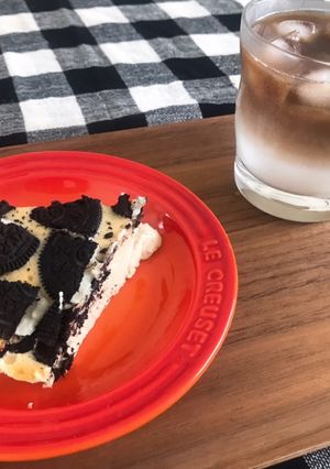 簡単　バナナとオレオのチーズケーキ-レシピのメイン写真