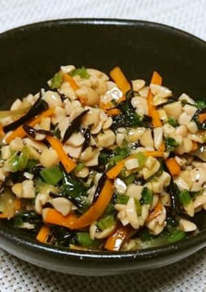 【学校給食】納豆の五菜あえ-レシピのメイン写真