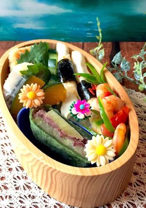 過去弁当アレンジ 詰め方-レシピのメイン写真