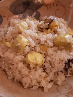 圧力鍋で栗おこわ-レシピのメイン写真
