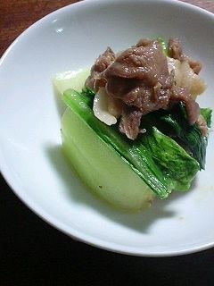 豚肉と青梗菜のオイスターソース炒め-レシピのメイン写真