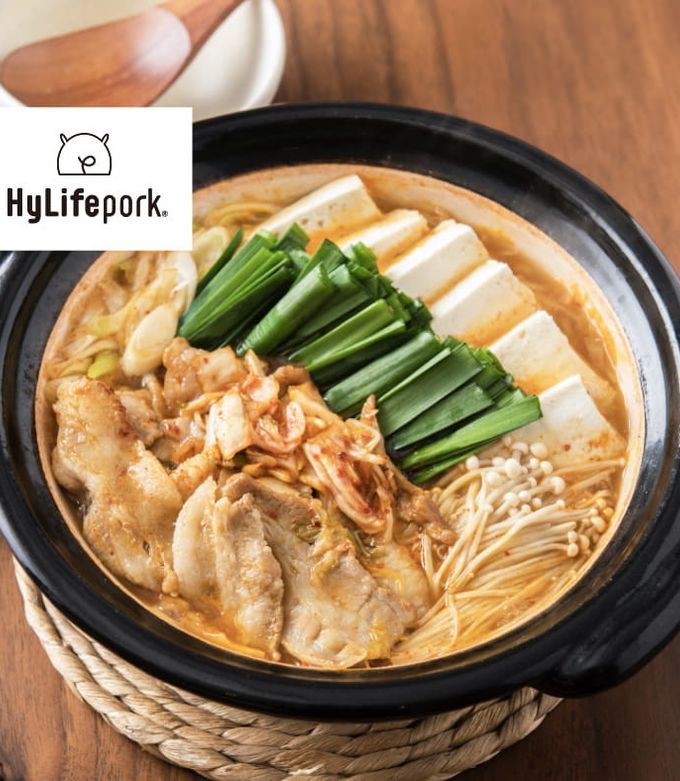 簡単なのに本格的！基本の旨辛豚キムチ鍋 by ハイライフポーク