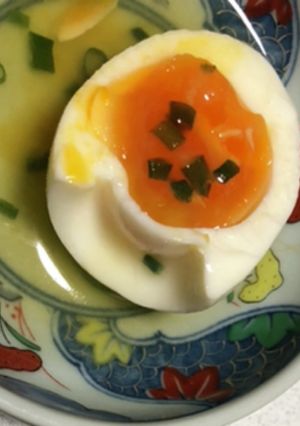 さっぱり！半熟味玉2選、めんつゆ＆ねぎ塩-レシピのメイン写真