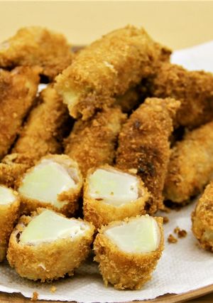 青パパイヤの肉巻きフライ-レシピのメイン写真