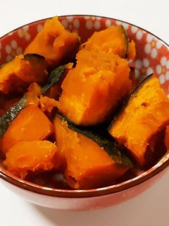 レンジで時短!ホクホク☆かぼちゃの煮物-レシピのメイン写真