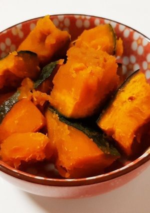 レンジで時短！ホクホク☆かぼちゃの煮物-レシピのメイン写真