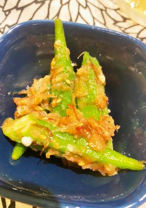 オクラの味噌梅肉和え-レシピのメイン写真