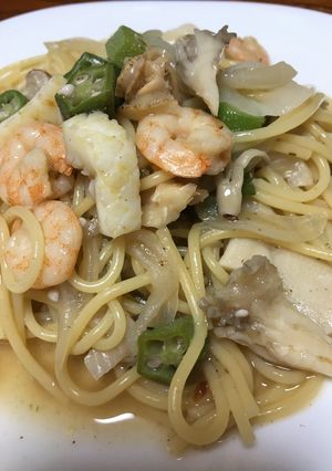 フライパン一つで！和風海鮮パスタ❣️-レシピのメイン写真