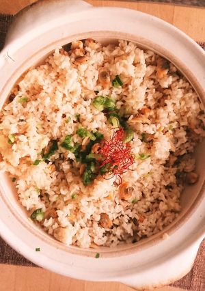 土鍋★あさり炊き込みご飯★無洗米で簡単-レシピのメイン写真