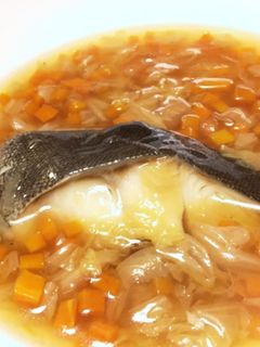 【療養食】白身魚の野菜あんかけ-レシピのメイン写真