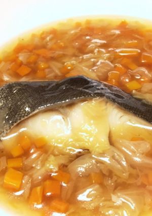 【療養食】白身魚の野菜あんかけ-レシピのメイン写真