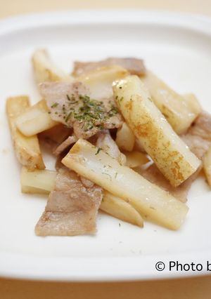 レンコンと豚肉のオイスターソース炒め-レシピのメイン写真