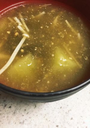 育ち過ぎキュウリの味噌汁 捨てないで！-レシピのメイン写真