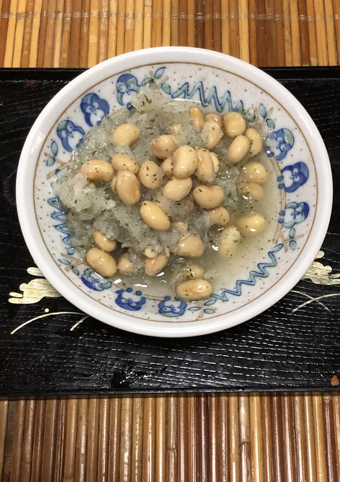 パパッと簡単大豆と大根おろしの甘酢和え-レシピのメイン写真