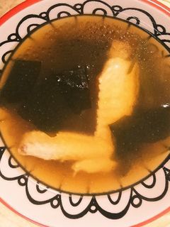 鶏とねぎとワカメのこく旨スープ-レシピのメイン写真