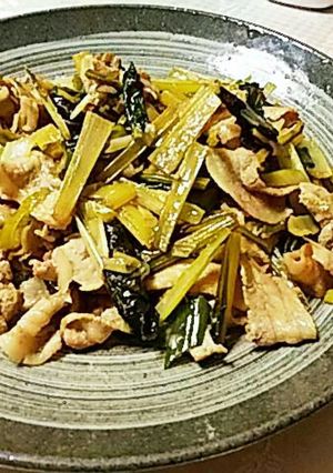 牛肉と青菜の炒め-レシピのメイン写真