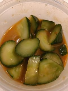 ごま油、豆板醤等で、きゅうりのピリ辛漬け-レシピのメイン写真