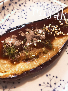 レンジで簡単!田楽味噌☆茄子田楽-レシピのメイン写真