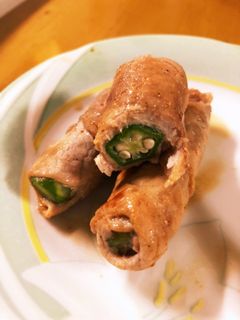 オクラの肉巻き-レシピのメイン写真