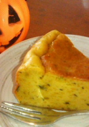 ハロウィンに★簡単カボチャのチーズケーキ-レシピのメイン写真