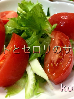 トマトとセロリのサラダ-レシピのメイン写真
