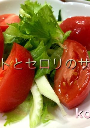 トマトとセロリのサラダ-レシピのメイン写真