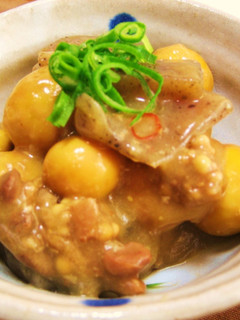 鶏の玉ひも☆どて焼き-レシピのメイン写真