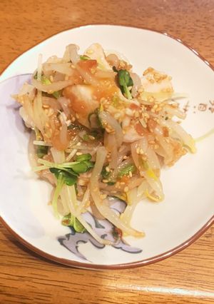 鶏胸肉のさっぱり梅和え-レシピのメイン写真
