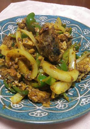 サバ水煮缶で☆鯖カレーマヨ炒め-レシピのメイン写真