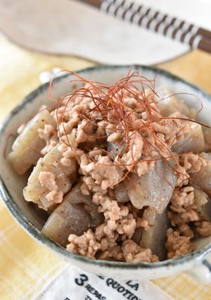 こんにゃくの肉味噌甘辛炒め【作り置き】-レシピのメイン写真