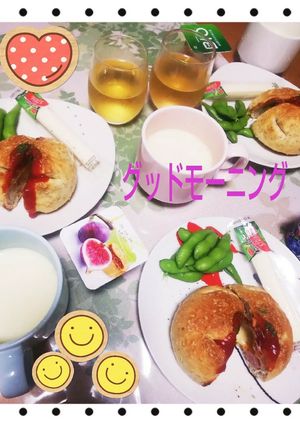 朝食用に→ごまウインナーcheeseぱん-レシピのメイン写真