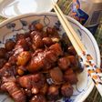 栗と豚肉の甘煮 - 板栗烧肉