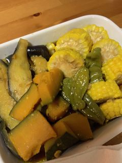 夏野菜の揚げ浸し-レシピのメイン写真
