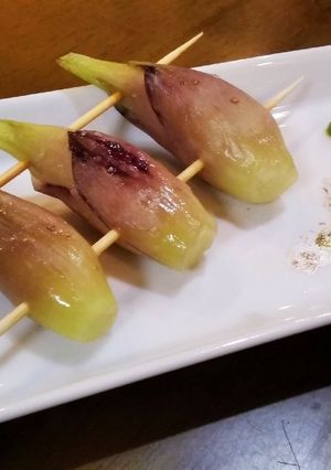 薬味だけじゃない!ミョウガの串焼き♪-レシピのメイン写真