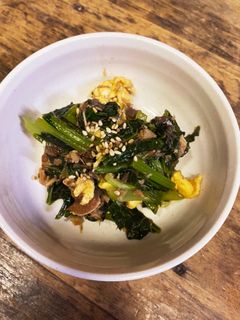 サバの醤油缶で味付けなしの和え物-レシピのメイン写真