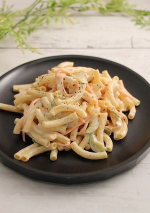 簡単！マカロニサラダ☆バジル風味-レシピのメイン写真
