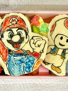 マリオ&キノピオ⭐︎キャラ弁-レシピのメイン写真