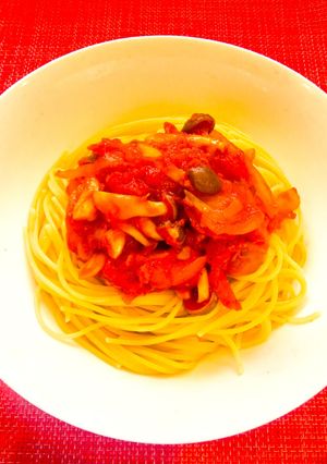 ☺簡単♪ツナとしめじのトマトソースパスタ-レシピのメイン写真